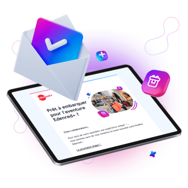 1. Votre bénéficiaire reçoit son code par email
