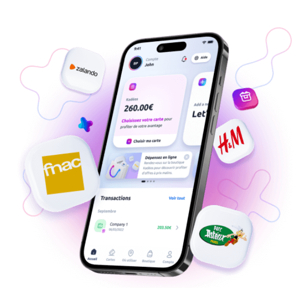 3. Il utilise sa carte et se fait plaisir !